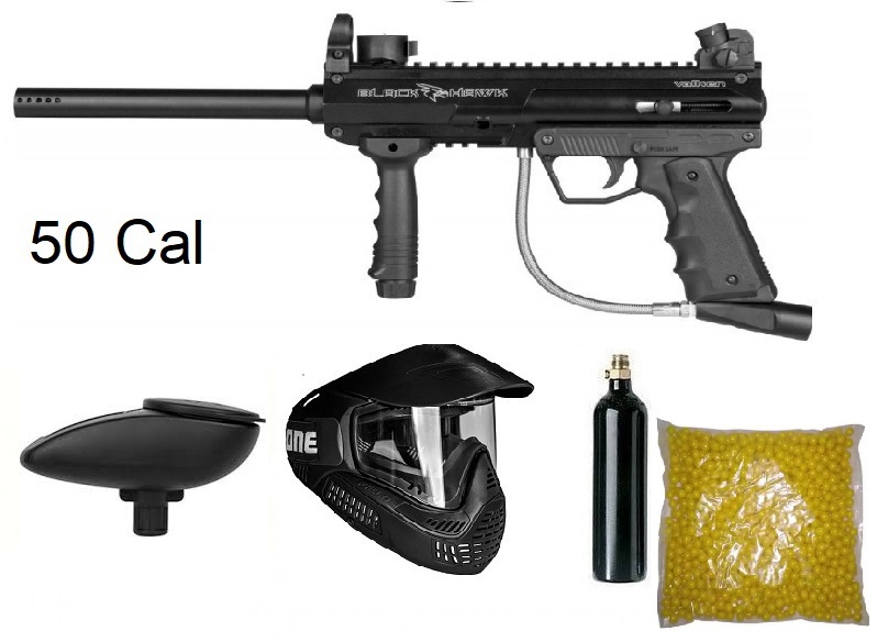 Pack Marcador Semi-Auto. Valken SW-1 Blackhawk Calibre 50* Co2*- Envío Gratis 1/3 Dias